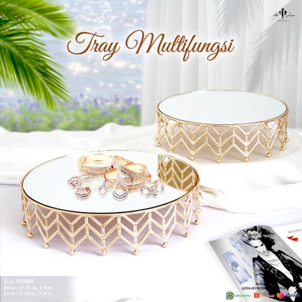 Tray Multifungsi model Kaca